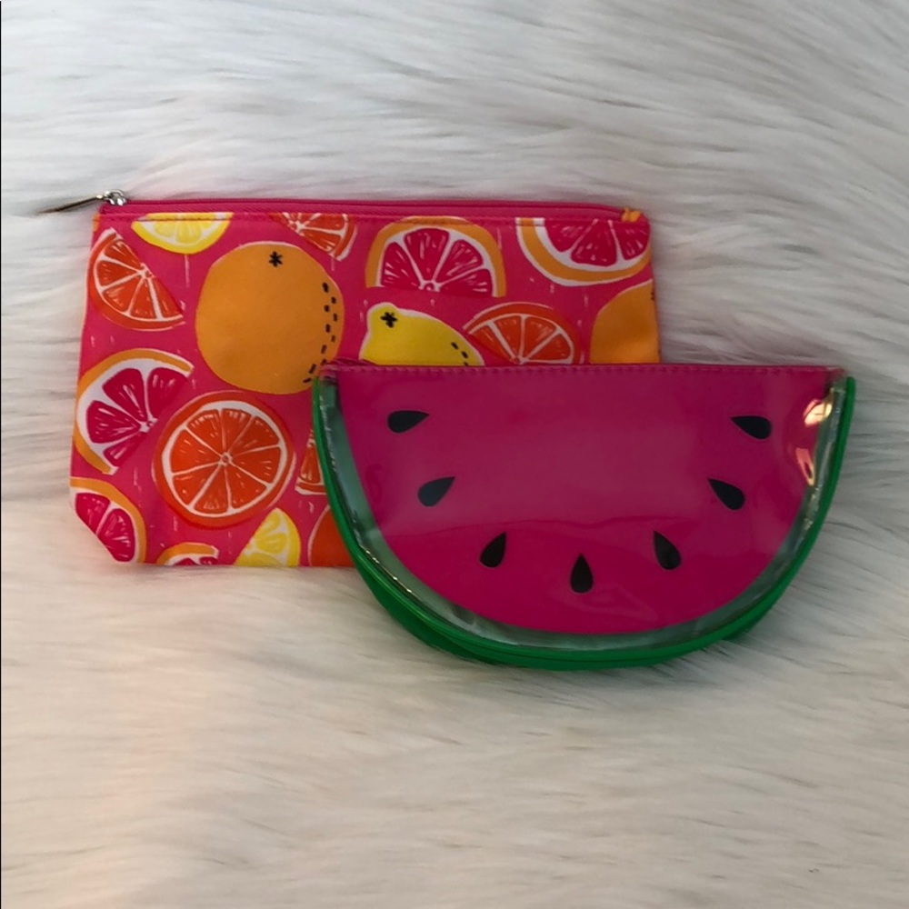 Clinique Fruit Cosmetic Bags 🍋 🍉